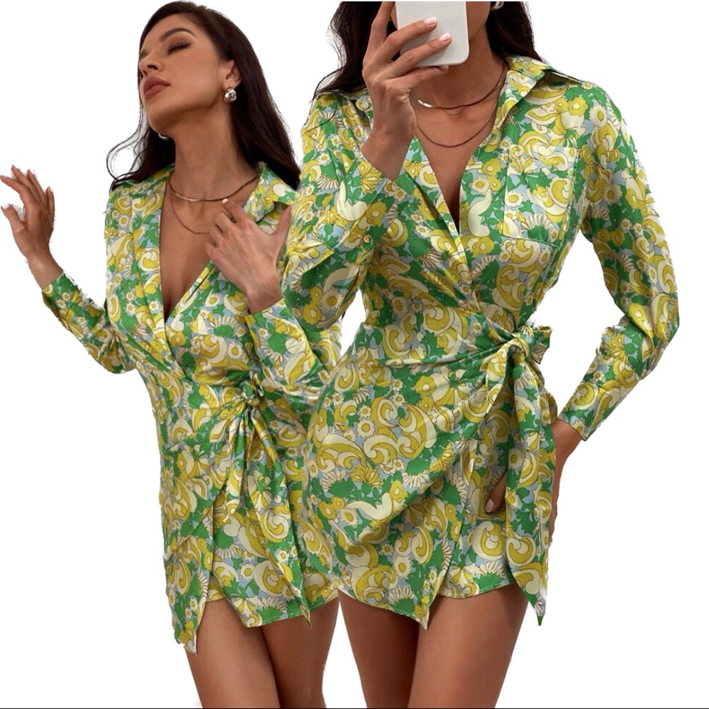 Zara | Paisley Wrap Dress
